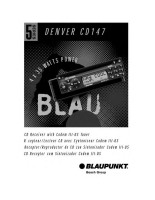 Blaupunkt Denver-CD-147 - Owners Manual